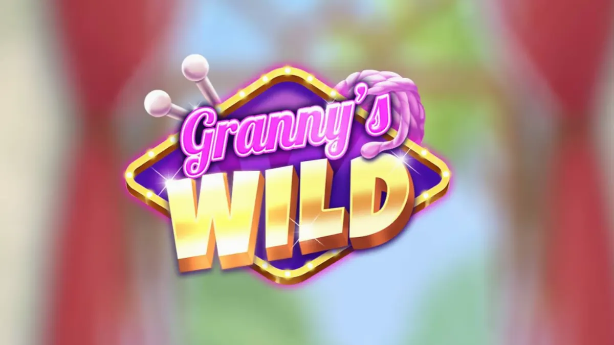 Granny’s Wild slot com tema de vovó em Vegas e luzes de neon